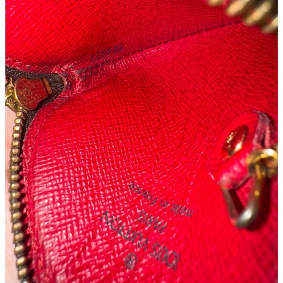 🍒Louis Vuitton Takashi Murakami Cerises Cherries Sac Plat and Round Coin Purse - Picture 13 of 16